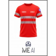 Tricou Bază Gât Bumbac 100% - Ambulanță 