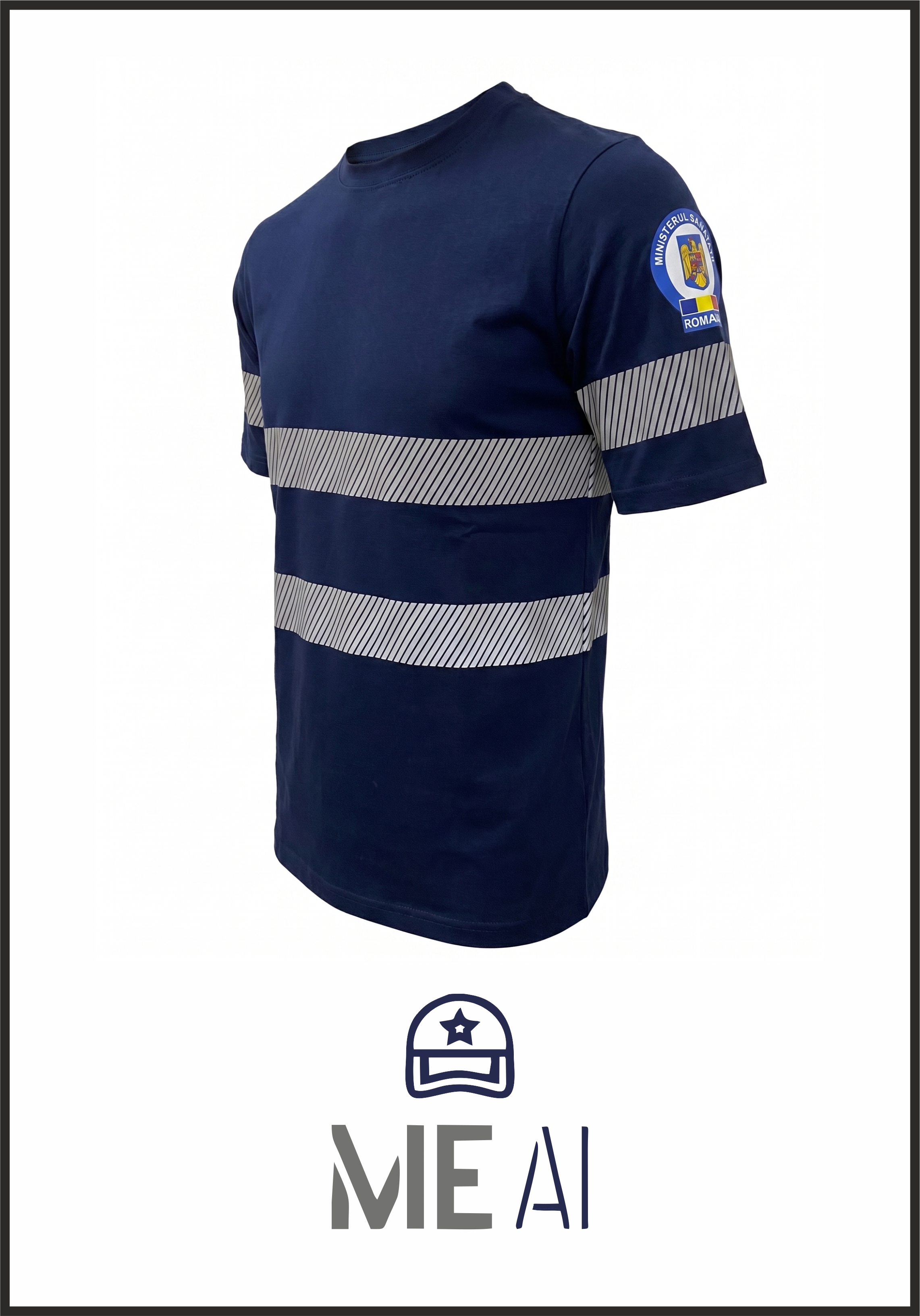Tricou Glat Bleumarin - Ambulanță 