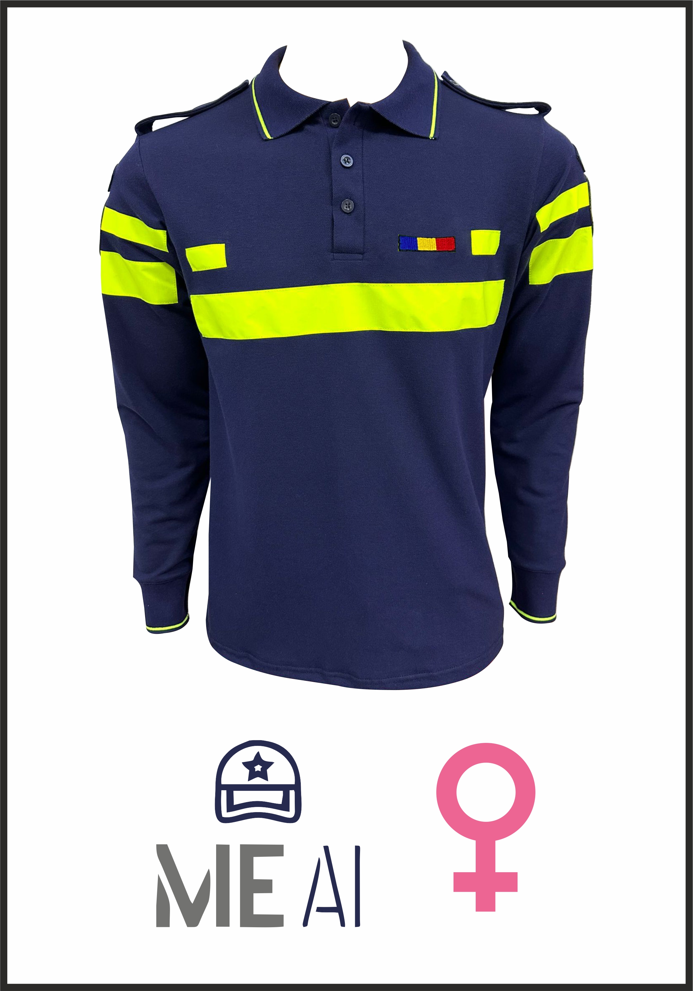 Bluză Polo Reflectorizant - Combat Damă Bluză Polo Reflectorizant - Combat Damă