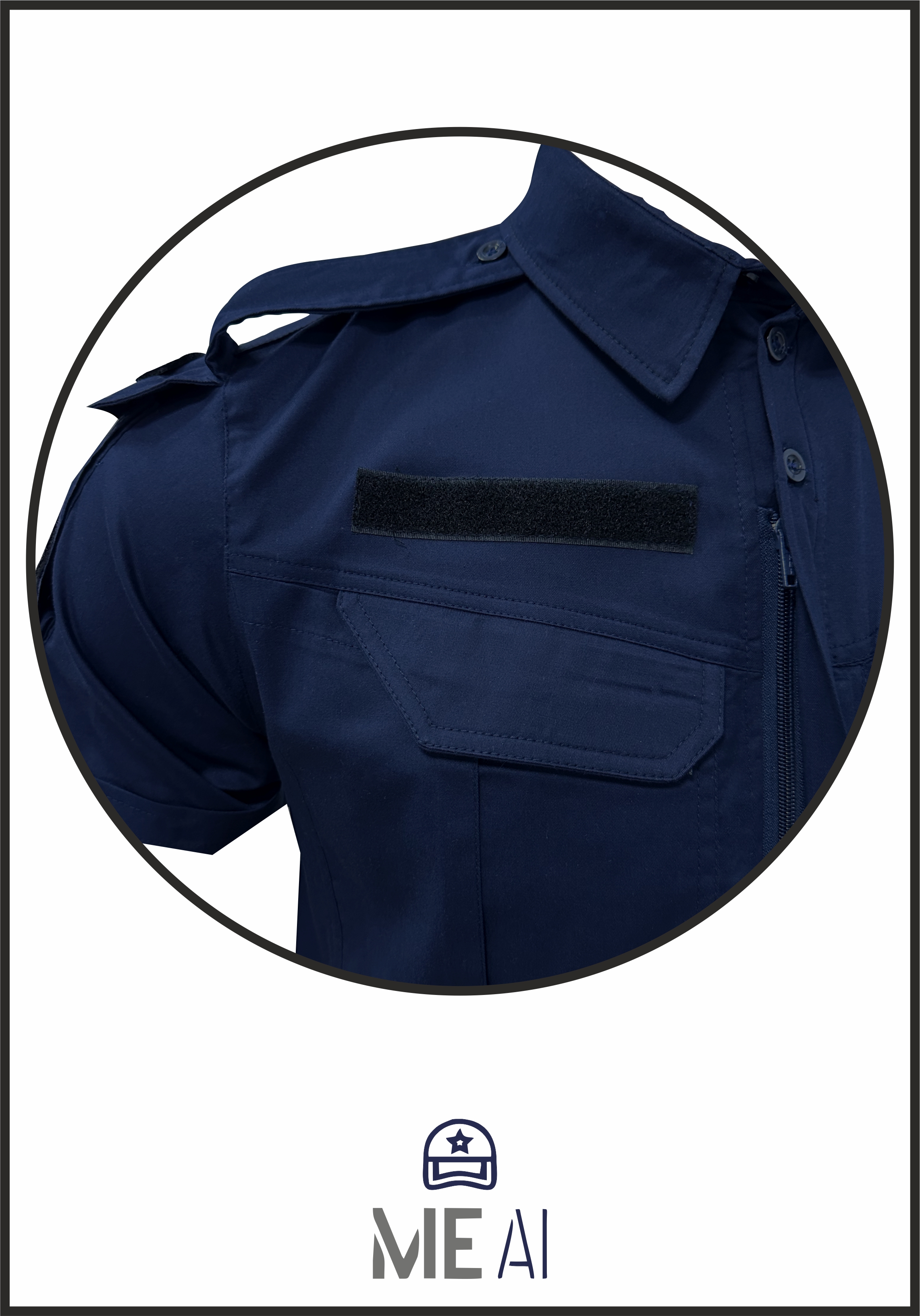 Cămașă tactică bleumarin Elite mânecă scurtă Cămașă tactică bleumarin Elite mânecă scurtă