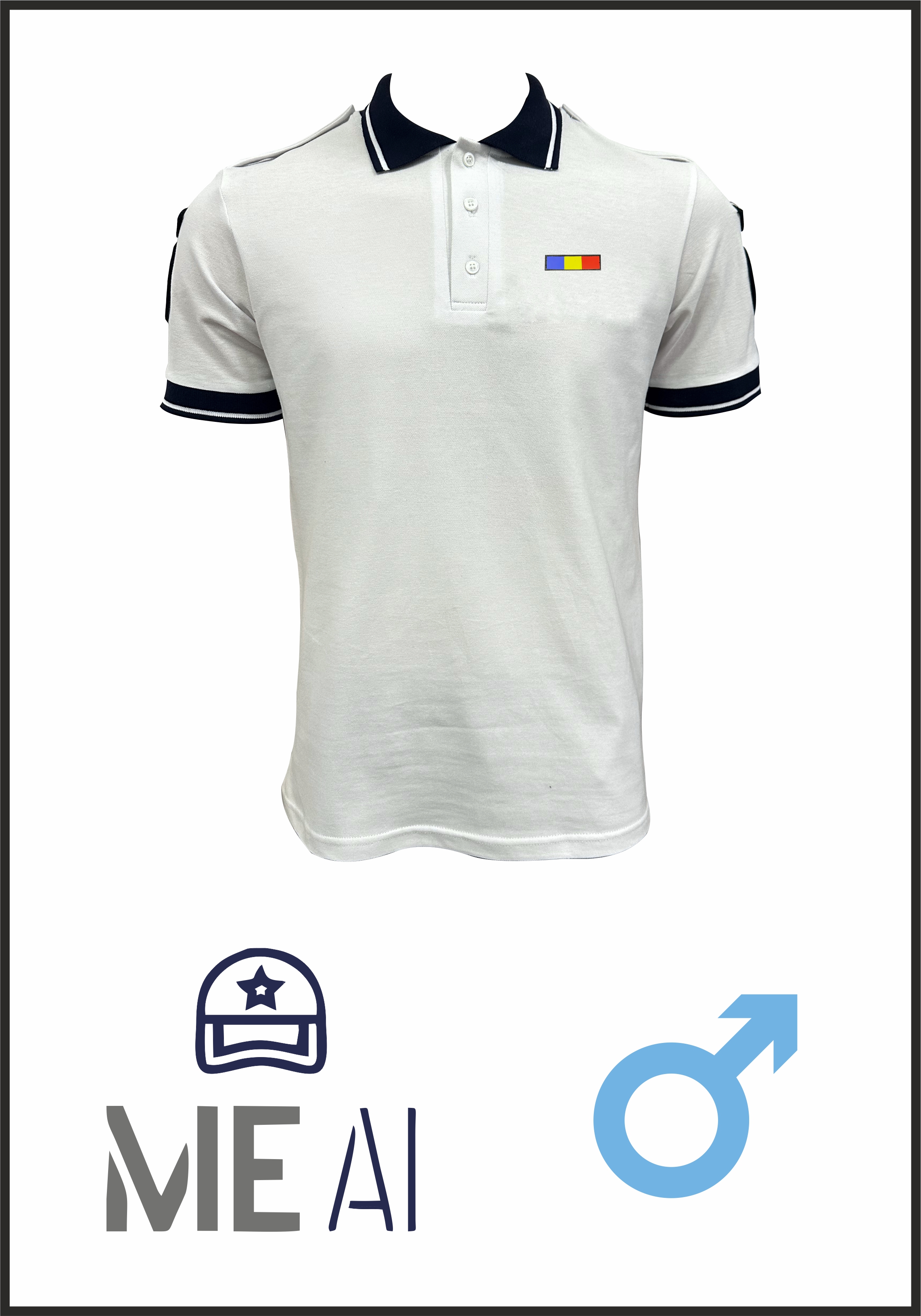 Tricou Polo Alb Elite - Combat Bărbat Tricou Polo Alb Elite - Combat Bărbat