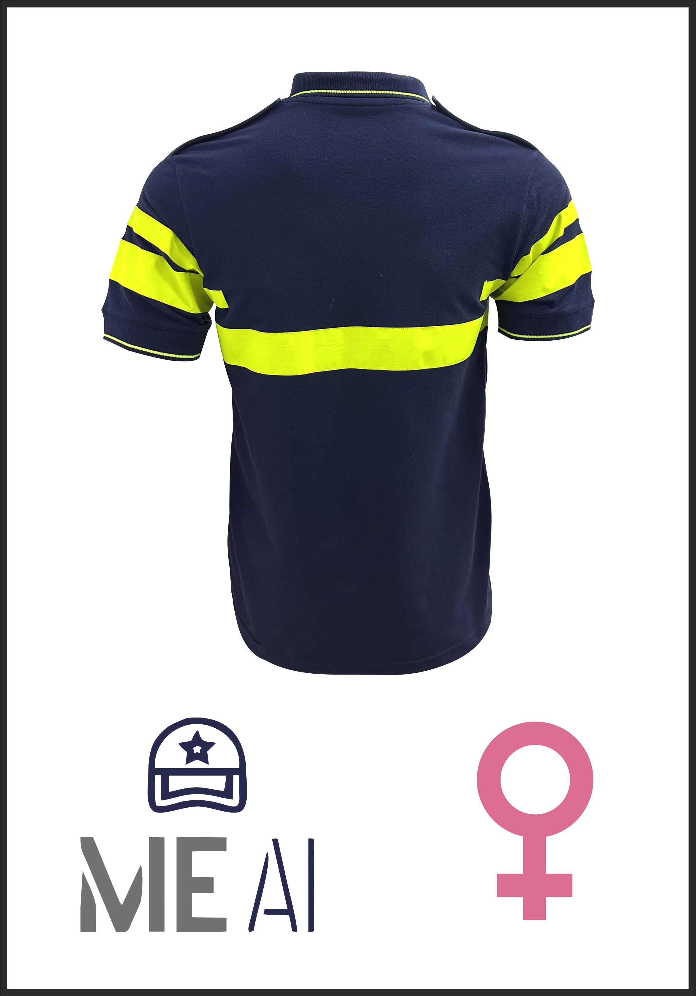 Tricou Polo Reflectorizant - Combat Damă