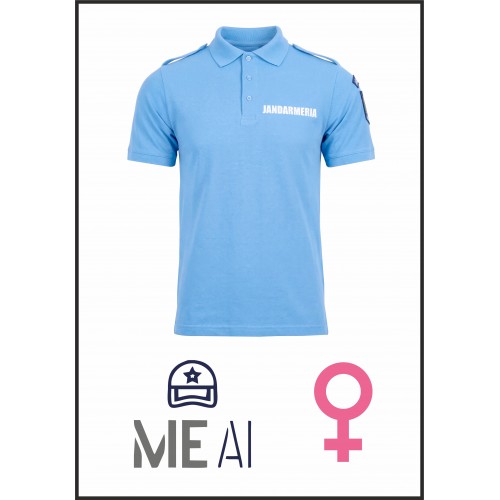 Tricou Polo Bleu -  Jandarmeria Română Damă