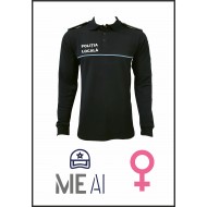 Bluză Polo Neagră - Poliția Locală Damă