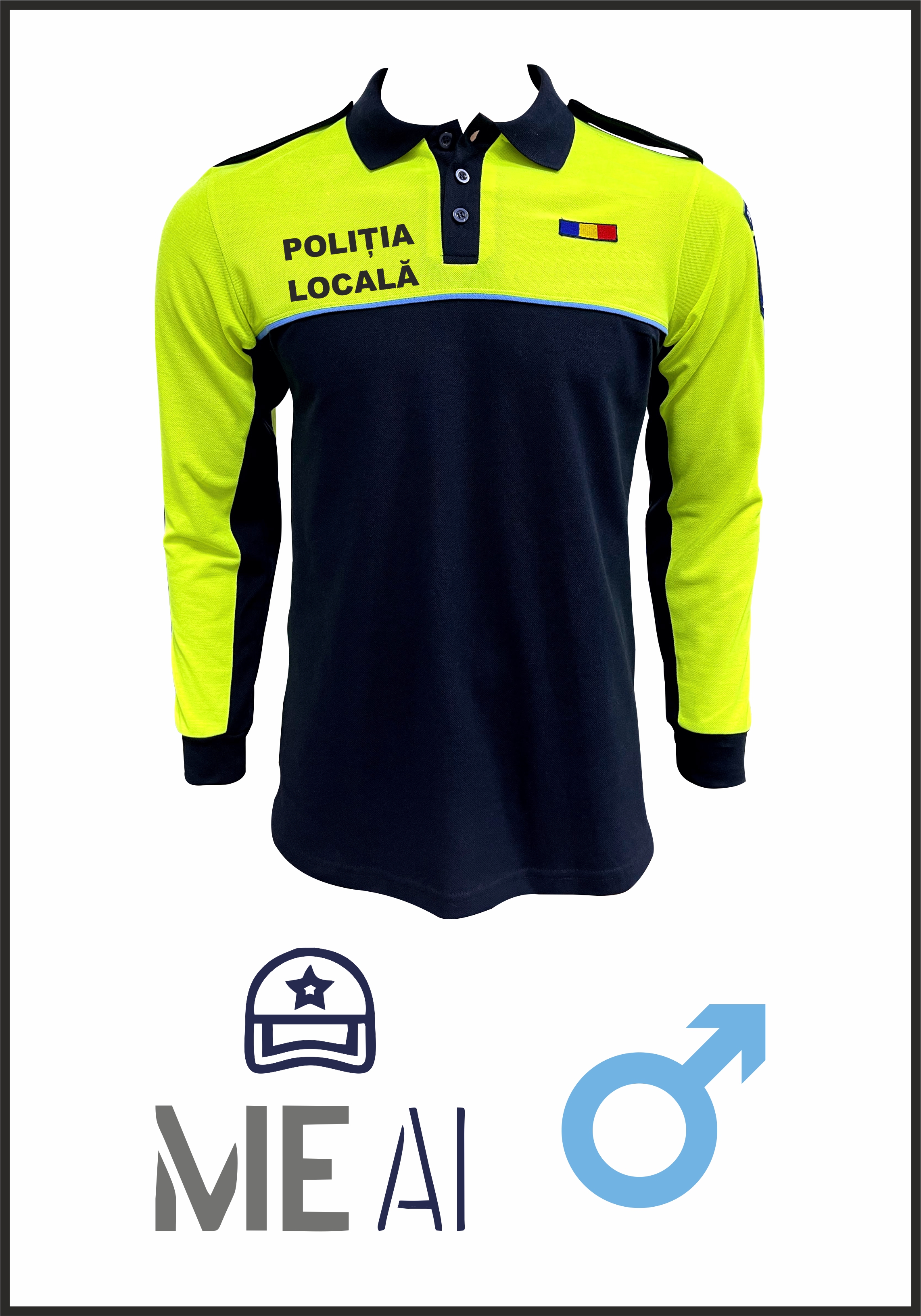Bluză Polo Model Nou - Poliția Locală Bărbat Bluză Polo Model Nou - Poliția Locală Bărbat