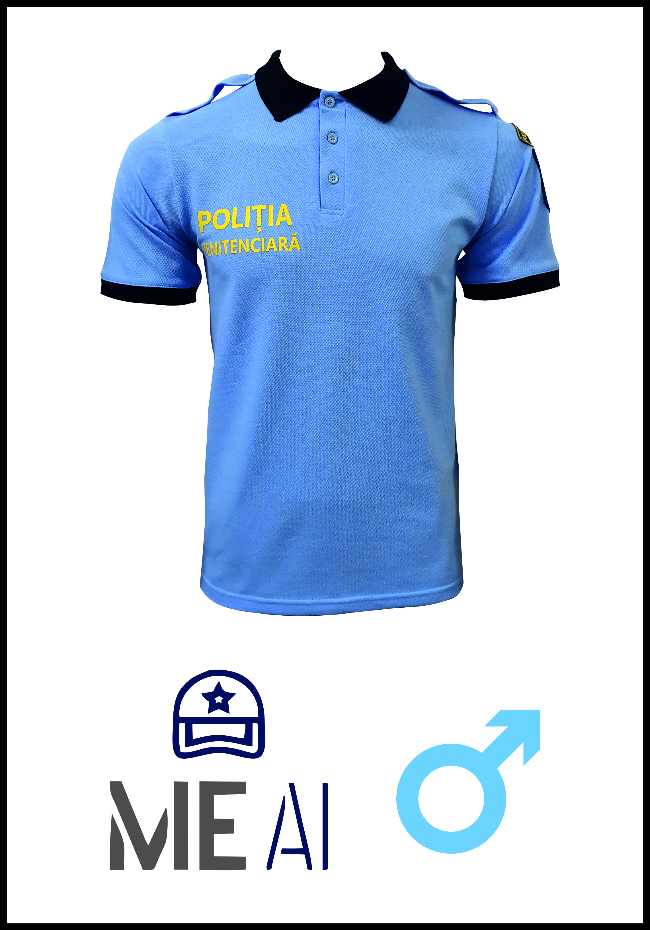 Tricou Polo Combi - Poliția Penitenciară Bărbat