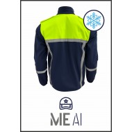 Jachetă Softshell Silverline - Combat Navy/Verde