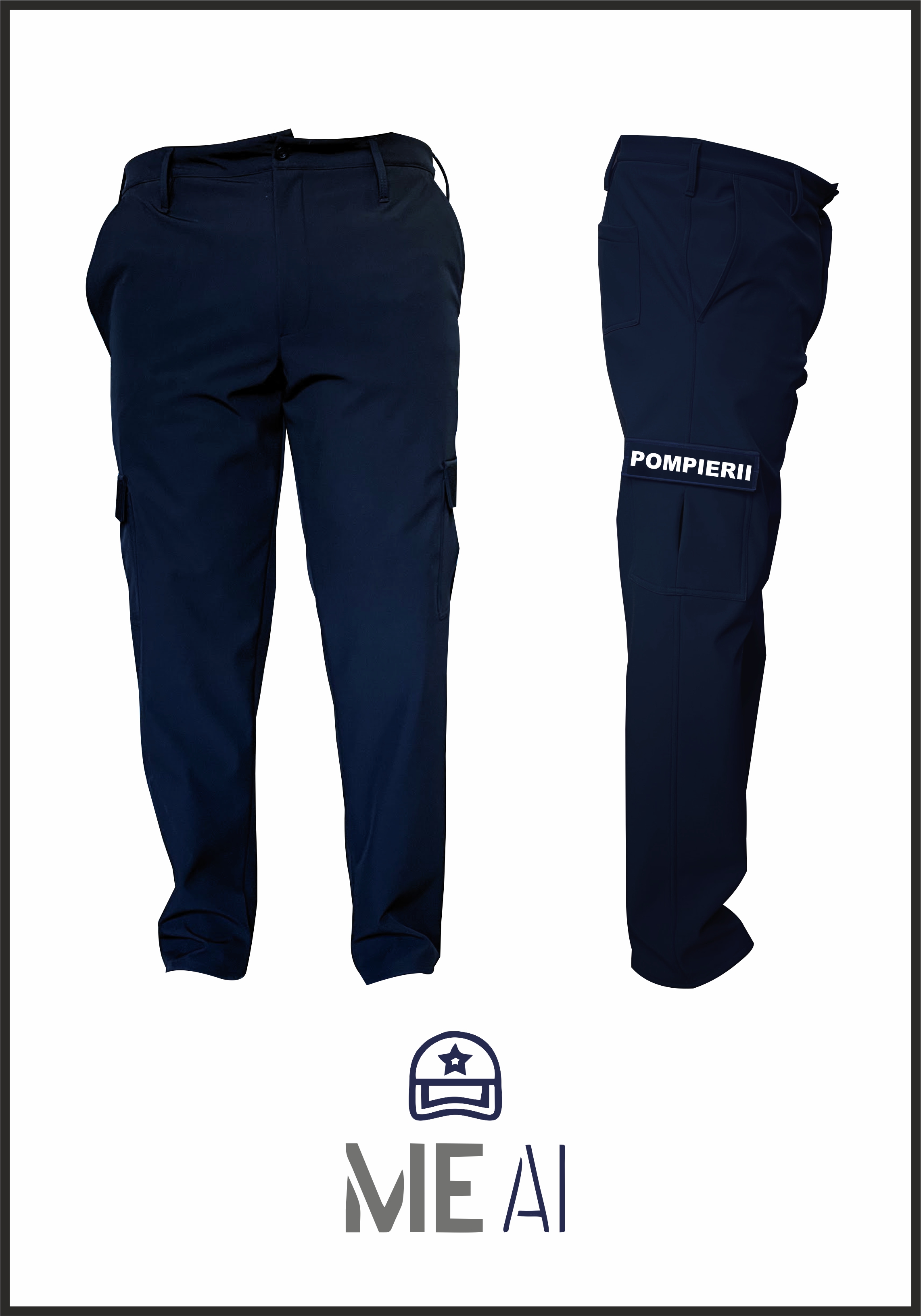 Pantaloni Softshell Bleumarin Inchis - IGSU