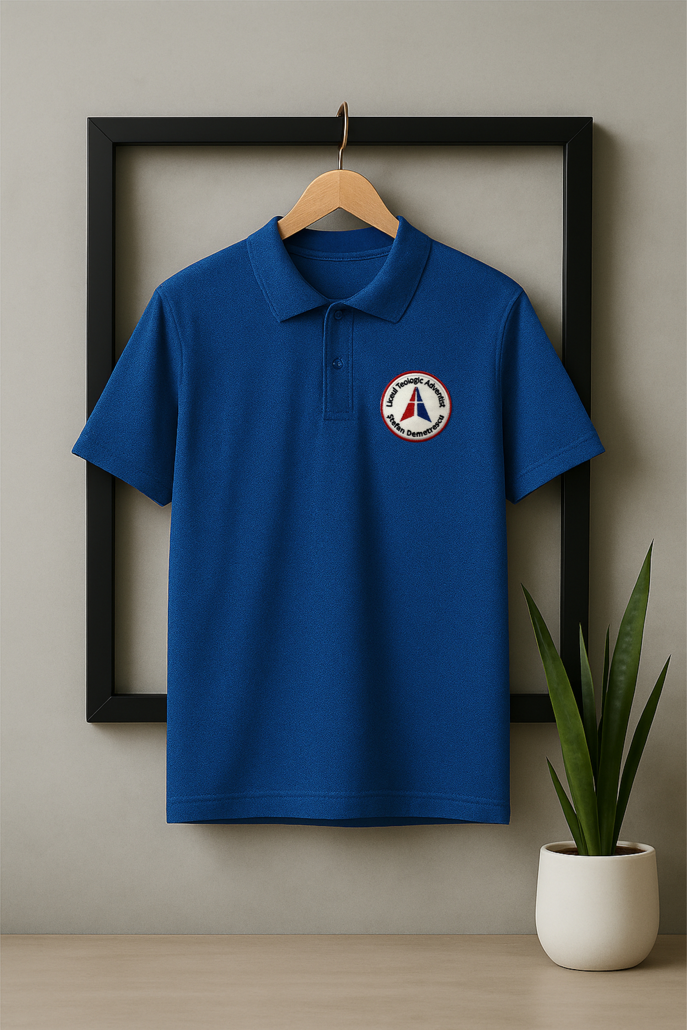 Tricou Polo Albastru Unisex - LTA Ștefan Demetrescu Tricou Polo Albastru Unisex - LTA Ștefan Demetrescu