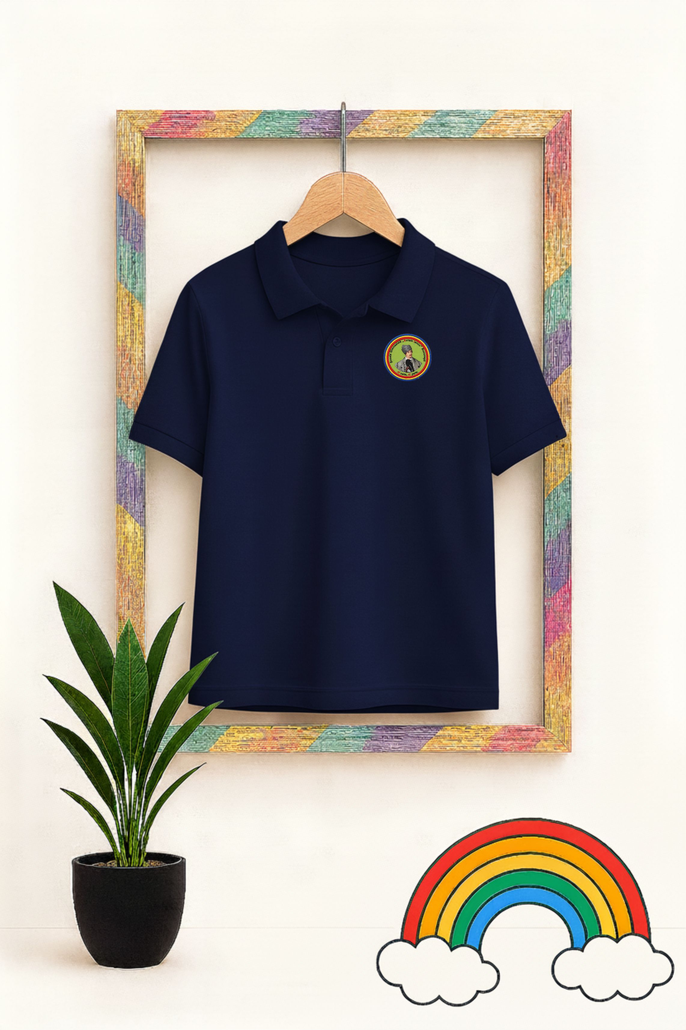 Tricou Polo Bleumarin - Avram Iancu